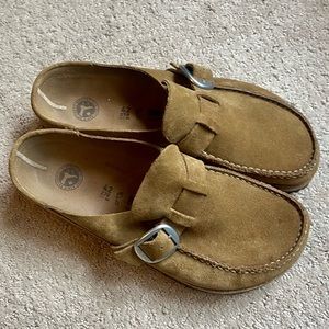 Birkenstock Buckley Clog Slide Taupe Brown Sz. 42 Women’s 11 Like new!